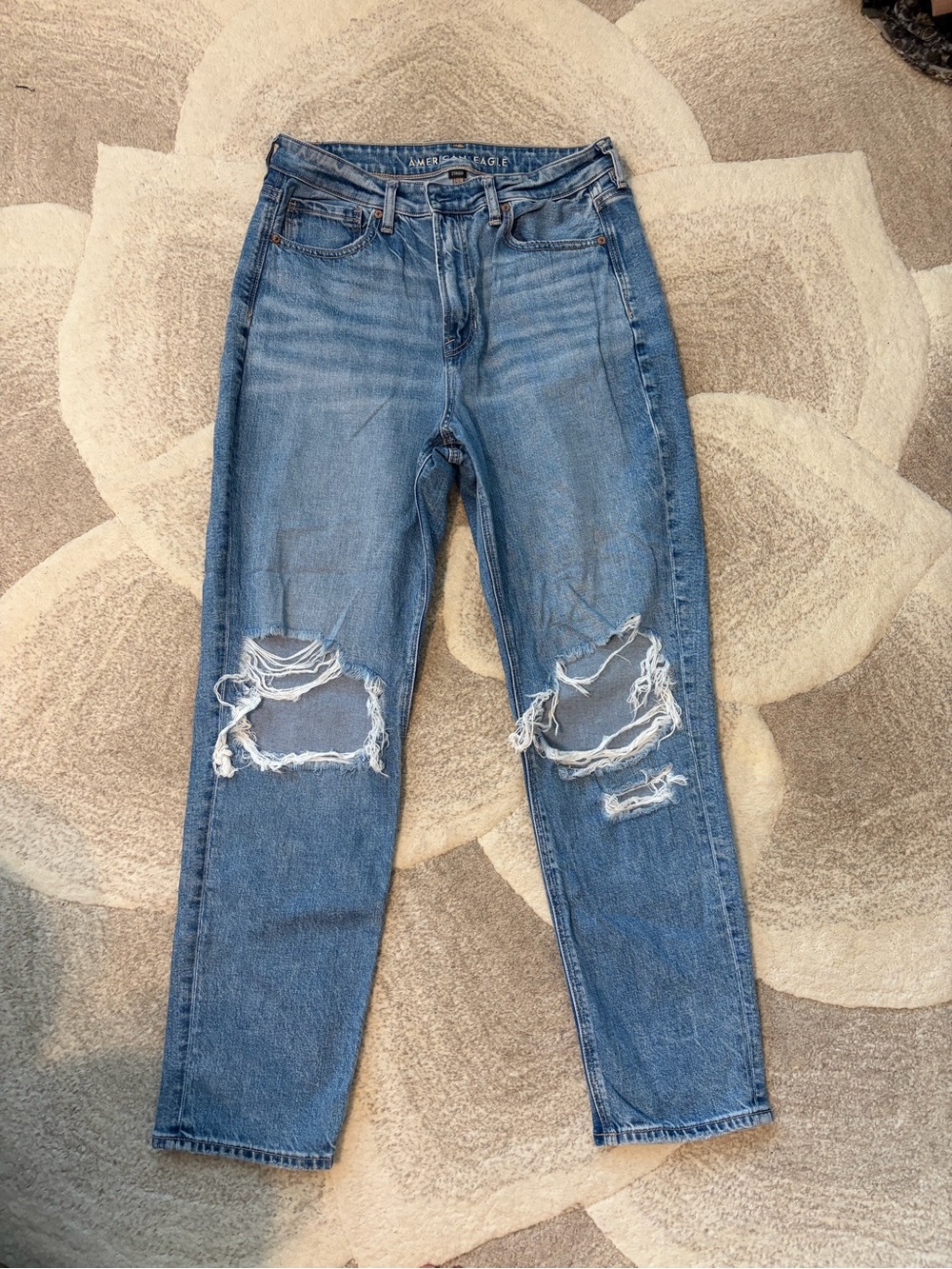 American Eagle Outfitters Strigid Boyfriend Ripped Jeans